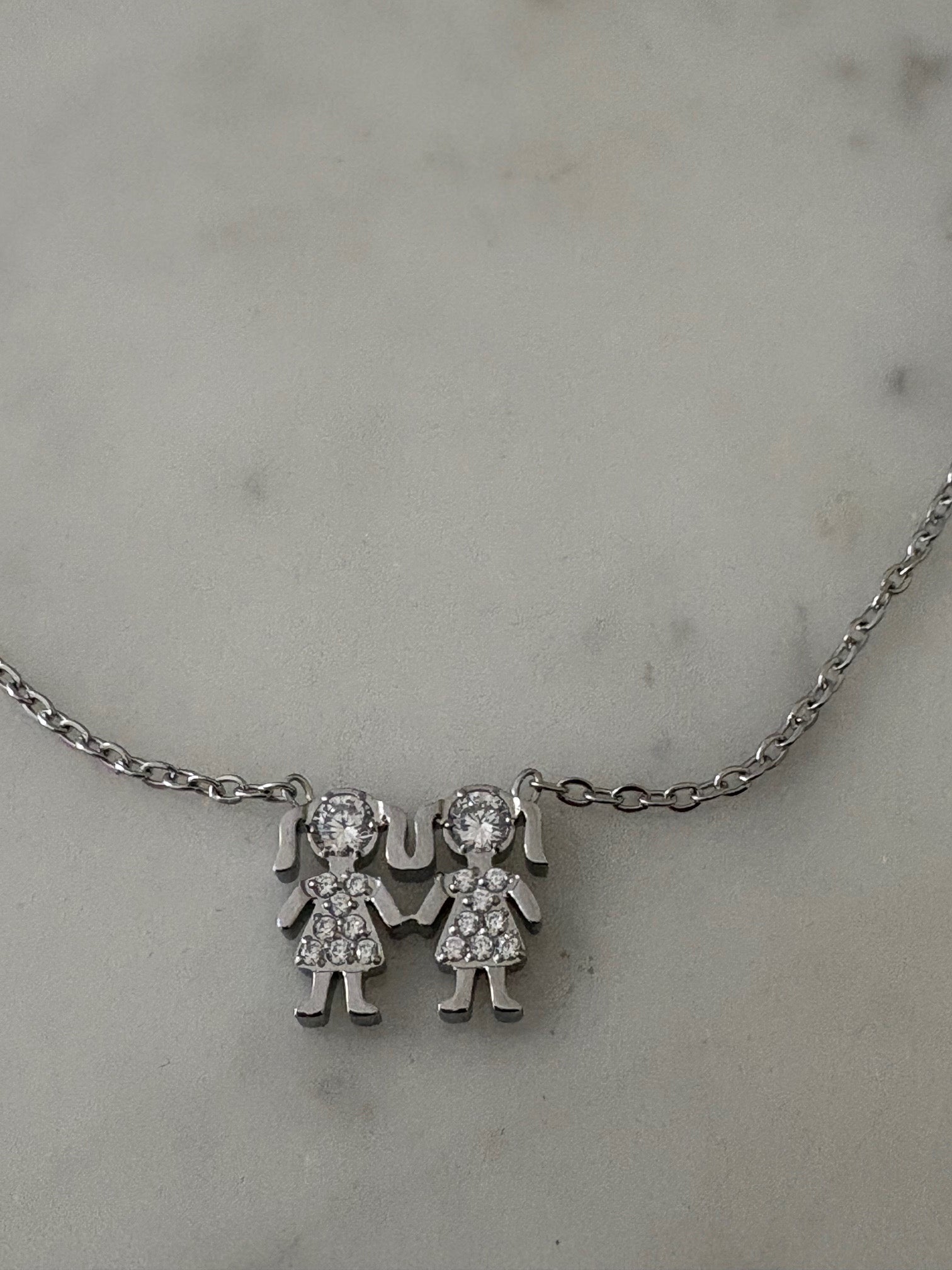 Collier MAÉ DUO FILLES