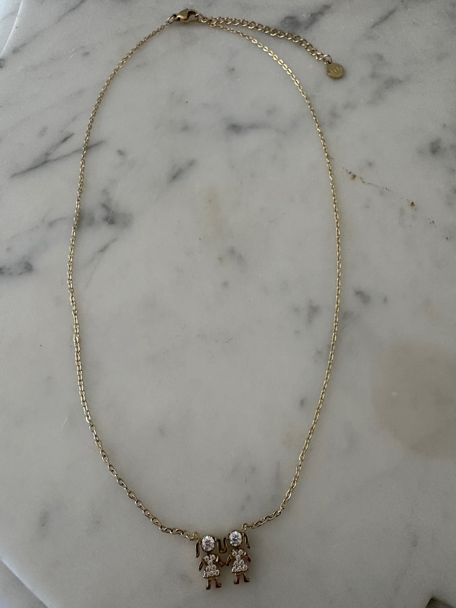 Collier MAÉ DUO FILLES