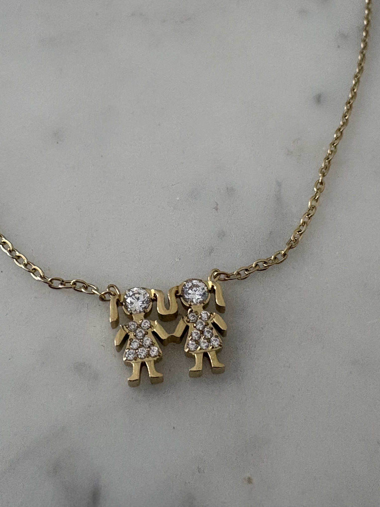 Collier MAÉ DUO FILLES