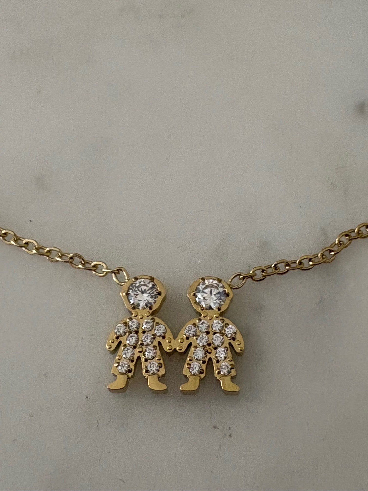 COLLIER MAÉ DUO GARÇONS