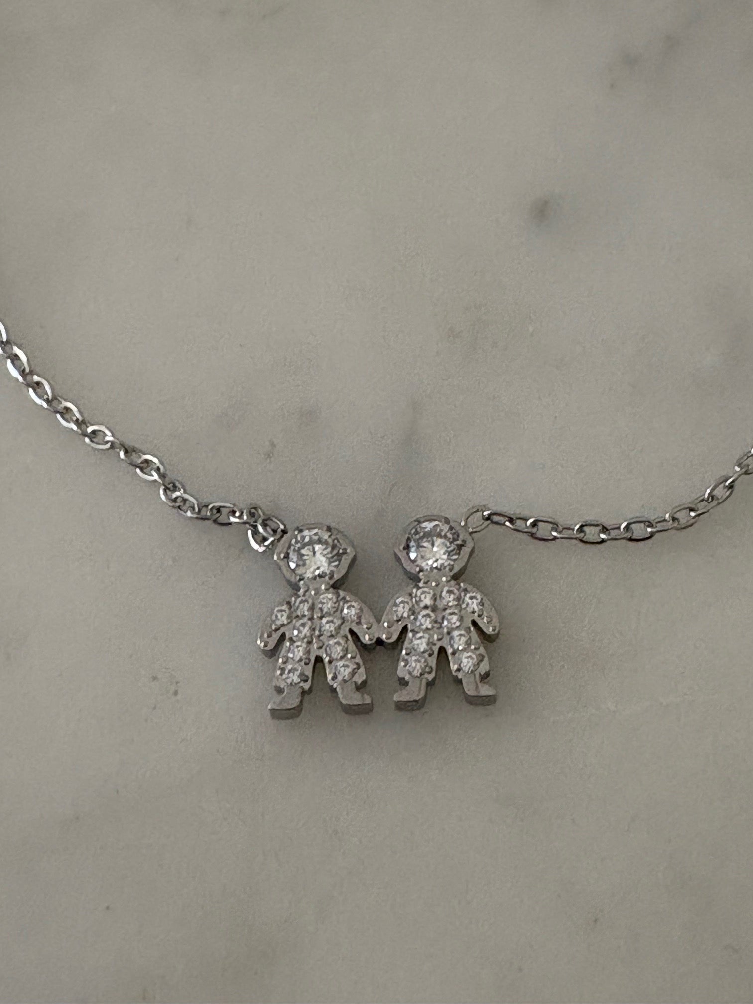 COLLIER MAÉ DUO GARÇONS